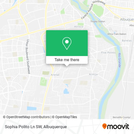 Sophia Polito Ln SW map