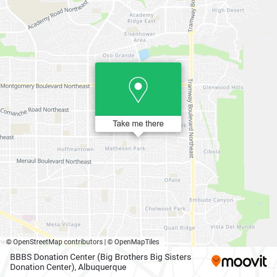 Mapa de BBBS Donation Center (Big Brothers Big Sisters Donation Center)