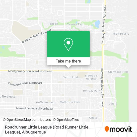 Mapa de Roadrunner Little League (Road Runner Little League)