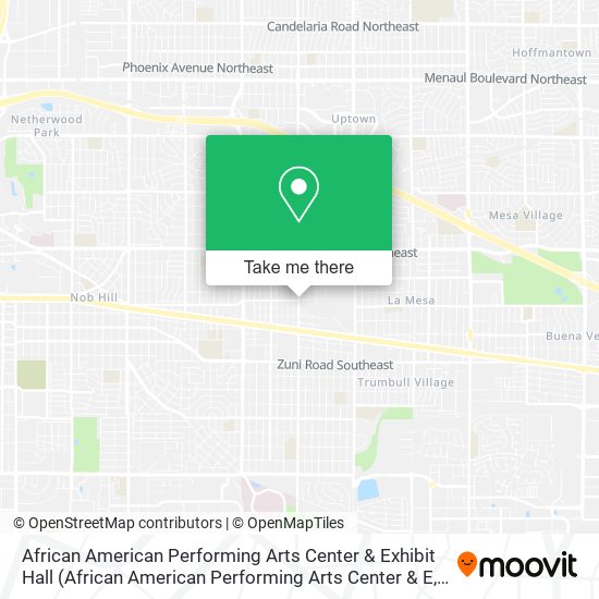 African American Performing Arts Center & Exhibit Hall map