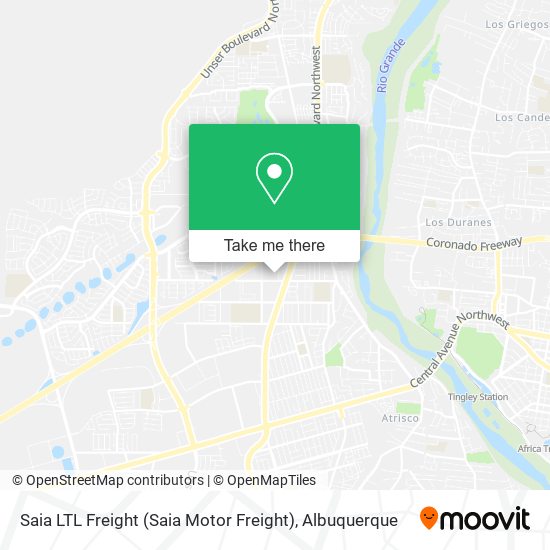 Mapa de Saia LTL Freight (Saia Motor Freight)