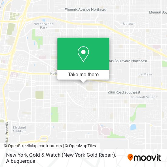 New York Gold & Watch map