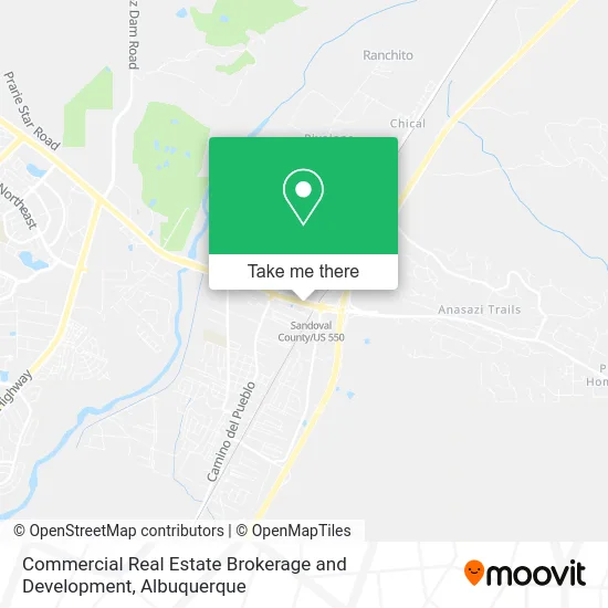 Commercial Real Estate Brokerage and Development map