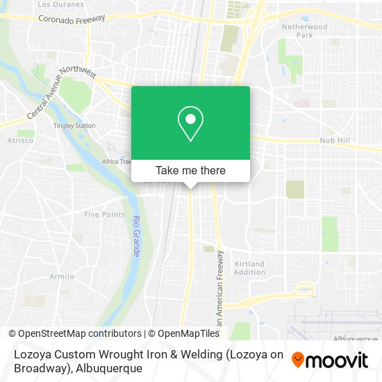 Lozoya Custom Wrought Iron & Welding (Lozoya on Broadway) map