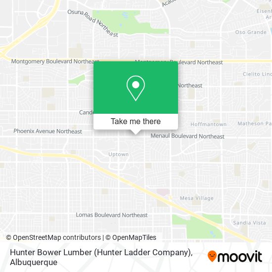 Mapa de Hunter Bower Lumber (Hunter Ladder Company)