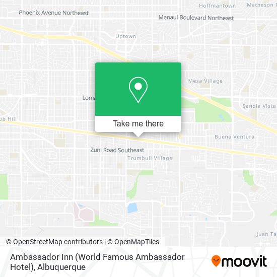 Ambassador Inn (World Famous Ambassador Hotel) map