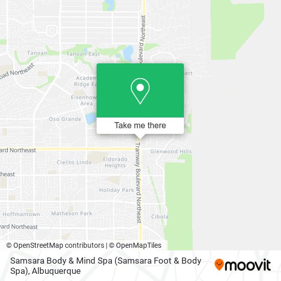 Samsara Body & Mind Spa map