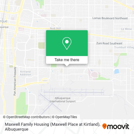 Mapa de Maxwell Family Housing (Maxwell Place at Kirtland)
