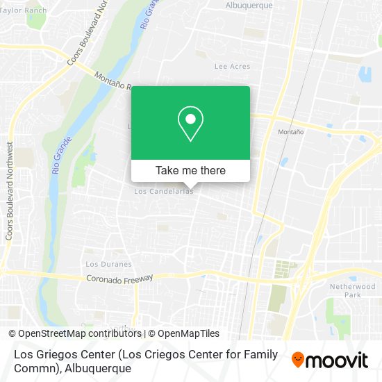 Mapa de Los Griegos Center (Los Criegos Center for Family Commn)