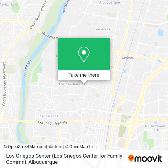 Los Griegos Center (Los Criegos Center for Family Commn) map