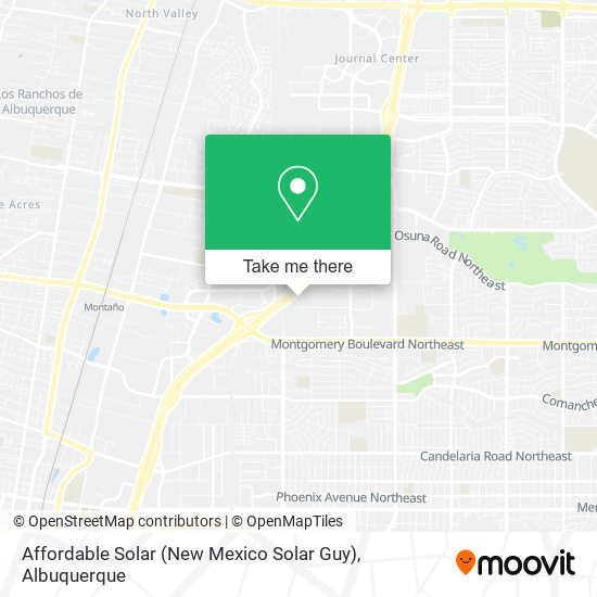 Mapa de Affordable Solar (New Mexico Solar Guy)