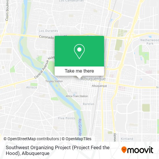 Southwest Organizing Project (Project Feed the Hood) map