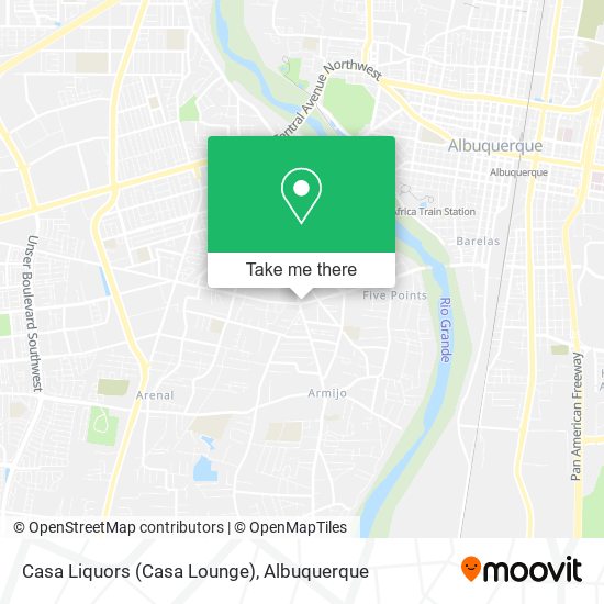 Mapa de Casa Liquors (Casa Lounge)