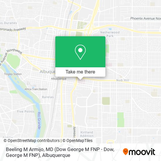 Mapa de Beeling M Armijo, MD (Dow George M FNP - Dow, George M FNP)
