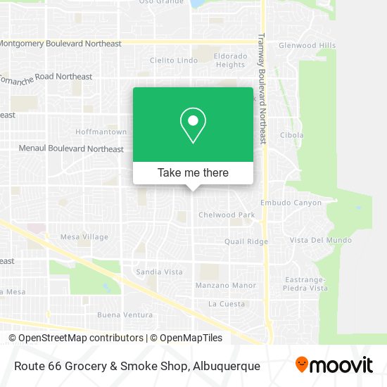 Mapa de Route 66 Grocery & Smoke Shop