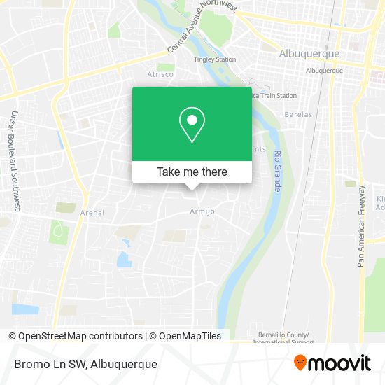 Mapa de Bromo Ln SW
