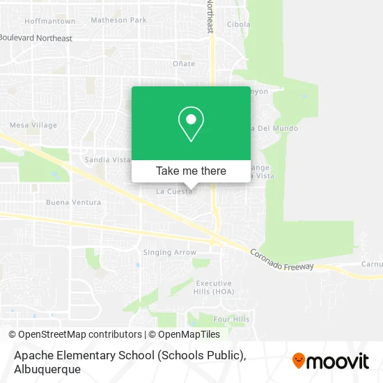 Apache Elementary School (Schools Public) map