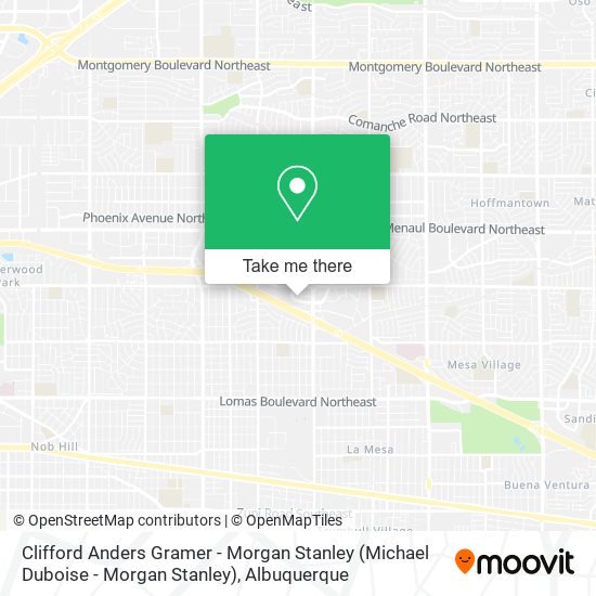Clifford Anders Gramer - Morgan Stanley (Michael Duboise - Morgan Stanley) map