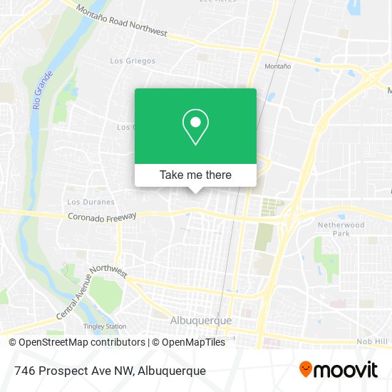Mapa de 746 Prospect Ave NW