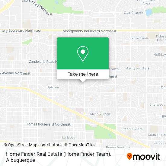 Home Finder Real Estate (Home Finder Team) map
