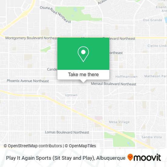 Play It Again Sports (Sit Stay and Play) map
