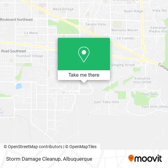 Storm Damage Cleanup map