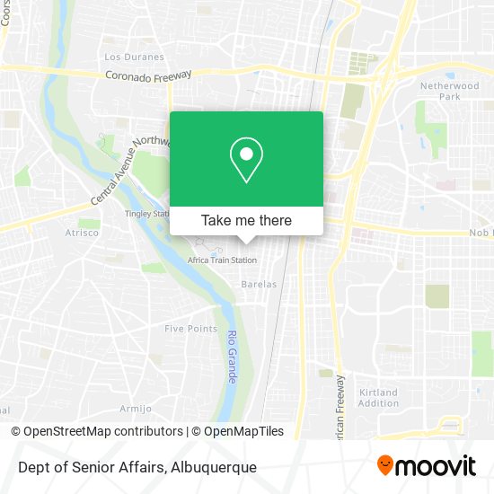 Dept of Senior Affairs map