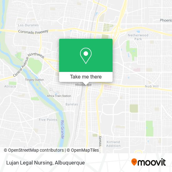 Lujan Legal Nursing map