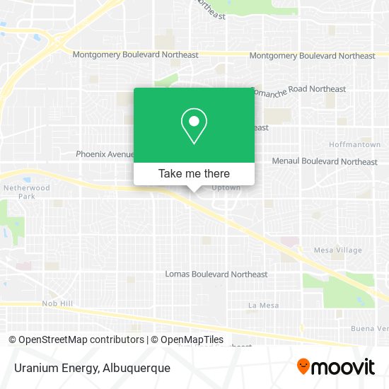 Uranium Energy map