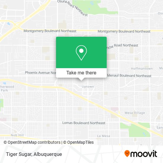 Mapa de Tiger Sugar