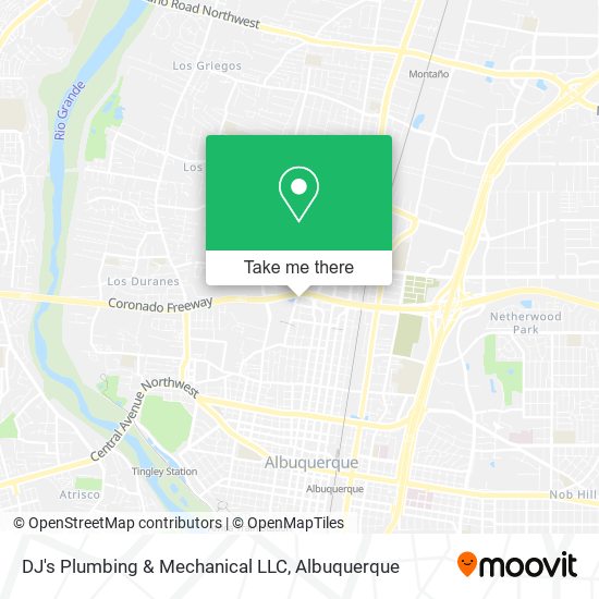 DJ's Plumbing & Mechanical LLC map
