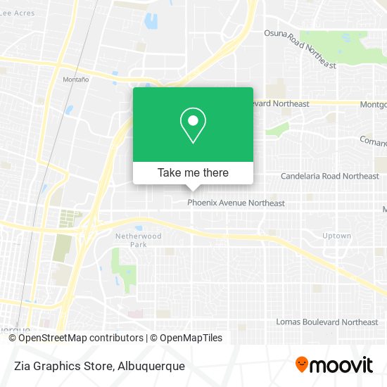 Zia Graphics Store map