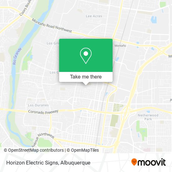 Horizon Electric Signs map