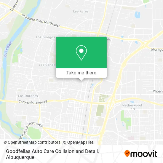 Mapa de Goodfellas Auto Care Collision and Detail