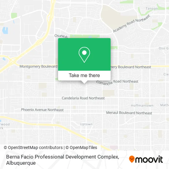 Berna Facio Professional Development Complex map