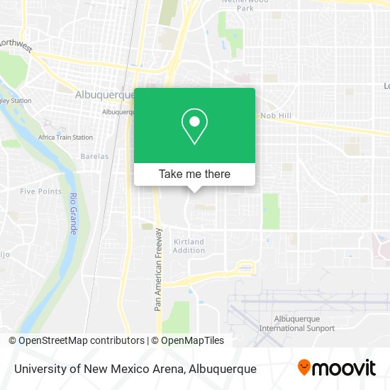 University of New Mexico Arena map