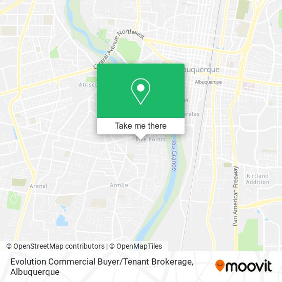 Mapa de Evolution Commercial Buyer / Tenant Brokerage