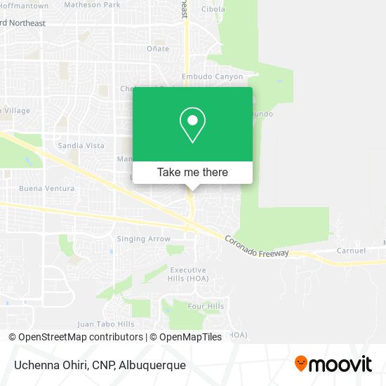 Mapa de Uchenna Ohiri, CNP