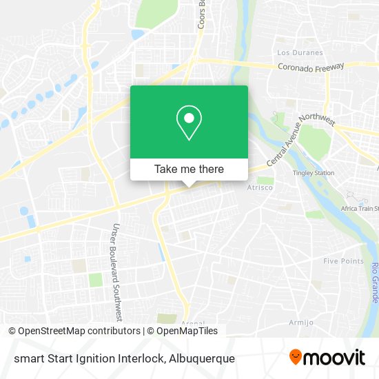 smart Start Ignition Interlock map