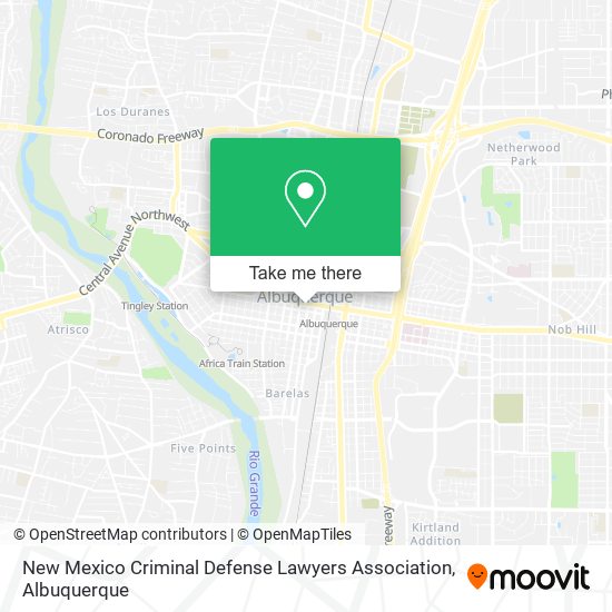 New Mexico Criminal Defense Lawyers Association map