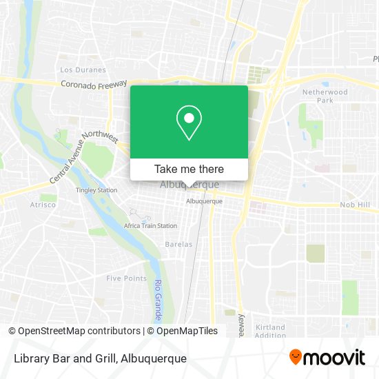 Library Bar and Grill map