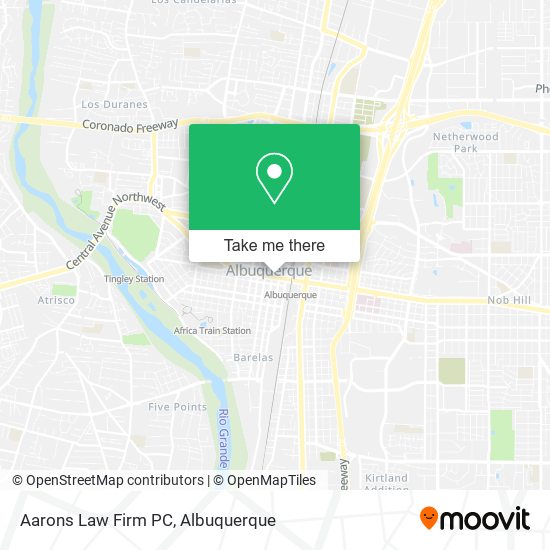 Mapa de Aarons Law Firm PC