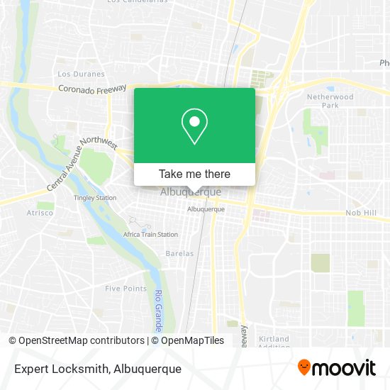 Expert Locksmith map