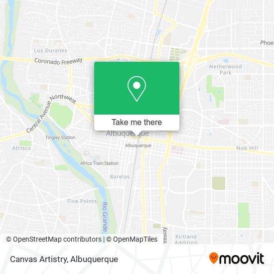 Canvas Artistry map