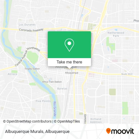 Albuquerque Murals map