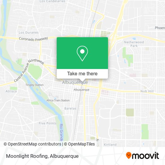 Mapa de Moonlight Roofing
