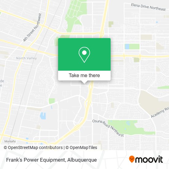 Frank's Power Equipment map