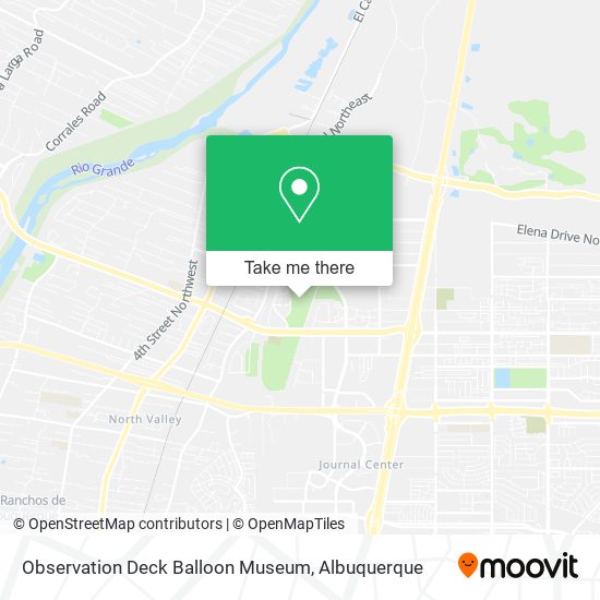 Mapa de Observation Deck Balloon Museum
