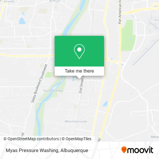 Mapa de Myas Pressure Washing