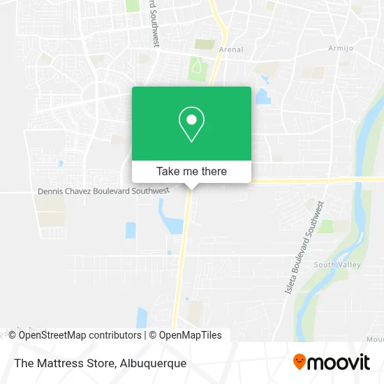 The Matress Store map